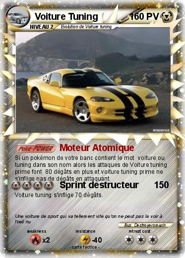 Pokemon Voiture Tuning