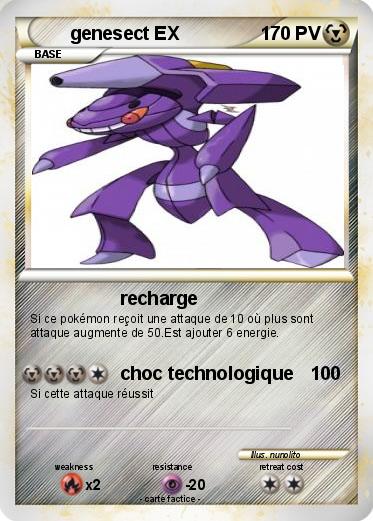 Pokemon genesect EX