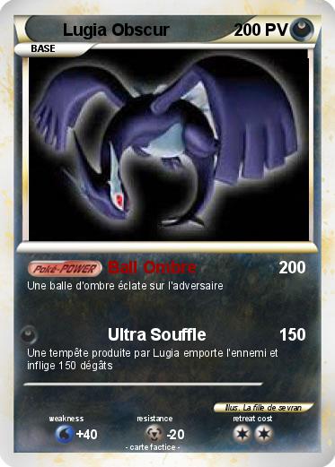 Pokemon Lugia Obscur