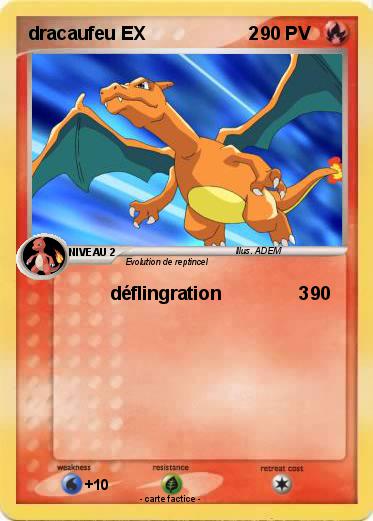 Pokemon dracaufeu EX                    2