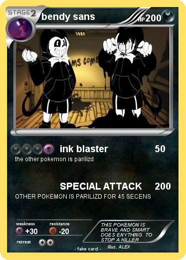 Pokemon bendy sans