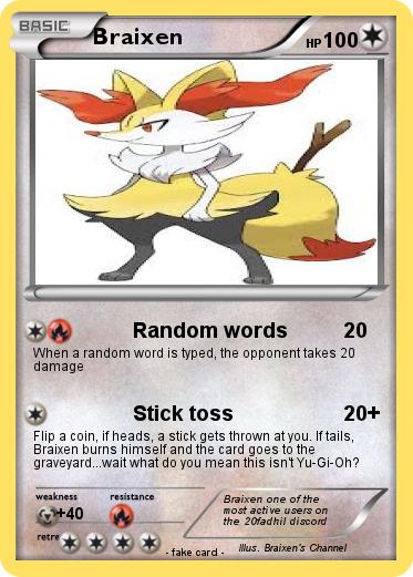 Pokemon Braixen