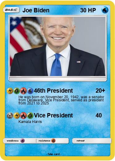 Pokemon Joe Biden