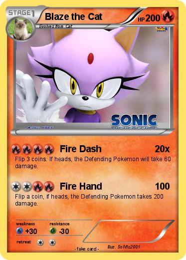 Pokemon Blaze the Cat