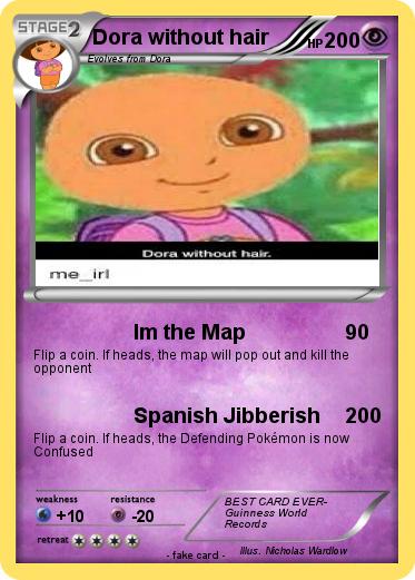 Pokemon Dora without hair