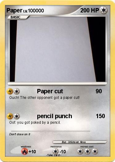 Pokemon Paper