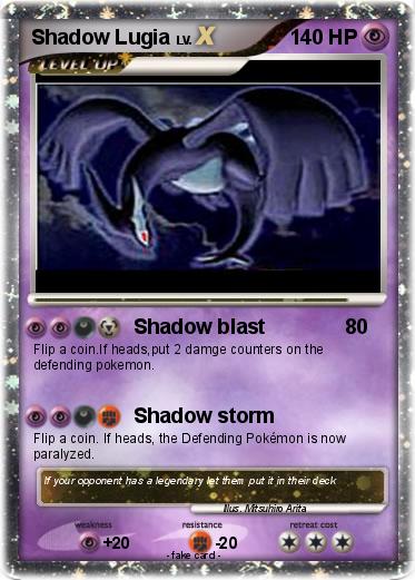Pokemon Shadow Lugia