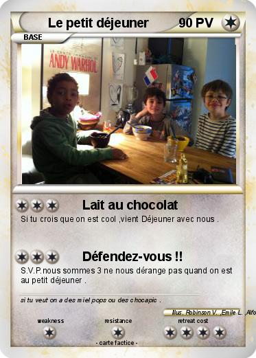 Pokemon Le petit déjeuner