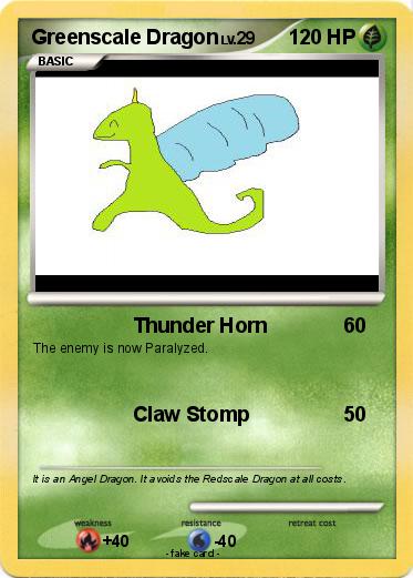 Pokemon Greenscale Dragon