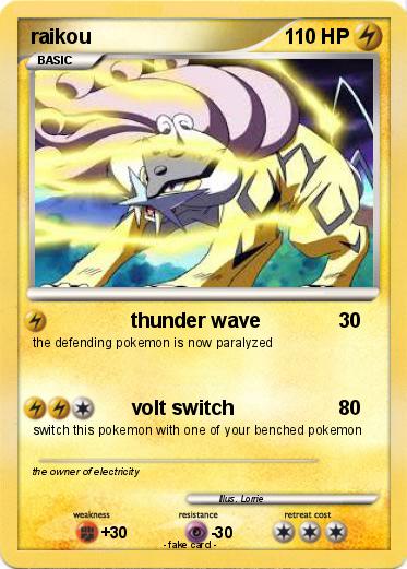 Pokemon raikou