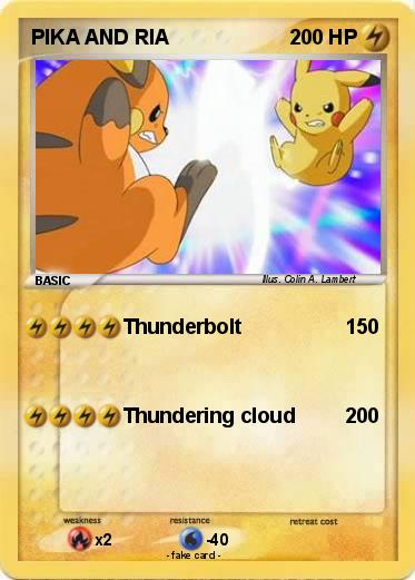 Pokemon PIKA AND RIA