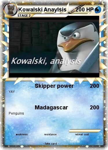 Pokemon Kowalski Anaylsis