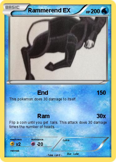 Pokemon Rammerend EX