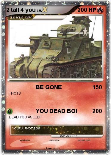 Pokemon 2 tall 4 you