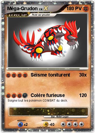 Pokemon Méga-Grudon