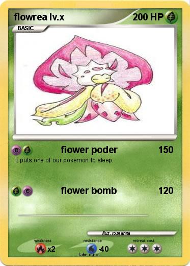 Pokemon flowrea lv.x