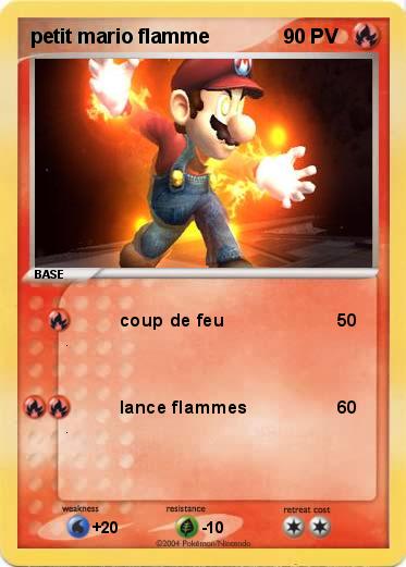 Pokemon petit mario flamme