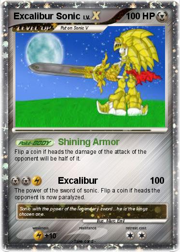 Pokemon Excalibur Sonic