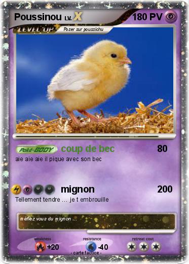 Pokemon Poussinou