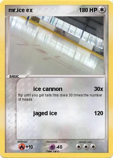 Pokemon mr.ice ex