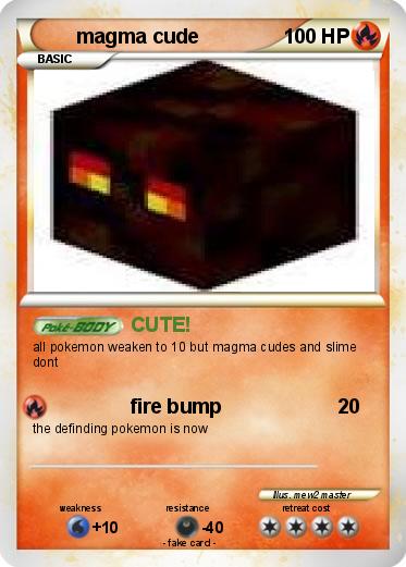 Pokemon magma cude