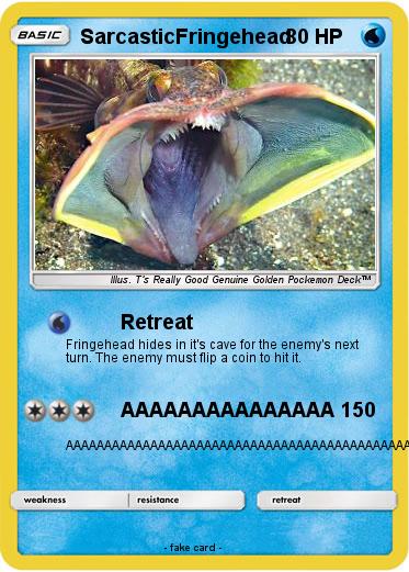 Pokemon SarcasticFringehead