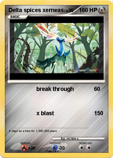 Pokemon Delta spices xerneas
