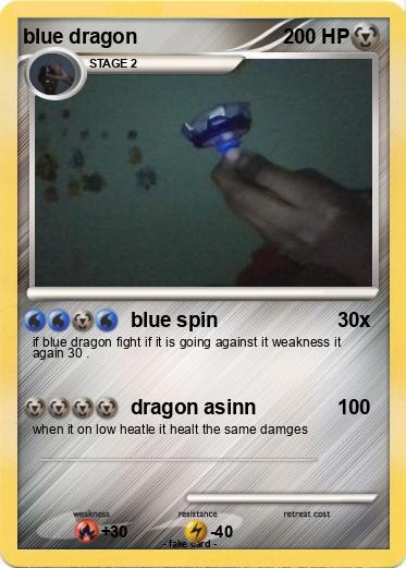 Pokemon blue dragon