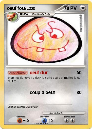 Pokemon oeuf fou