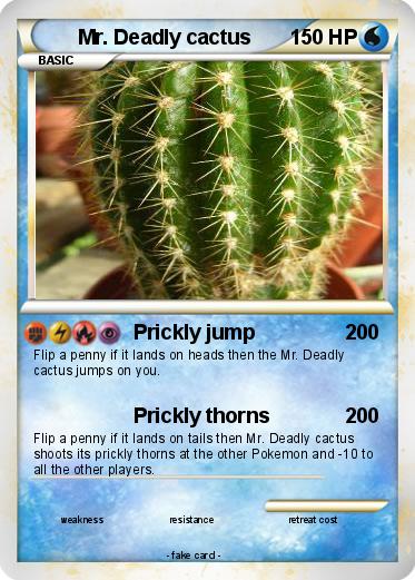 Pokemon Mr. Deadly cactus