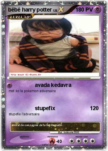 Pokemon bébé harry potter