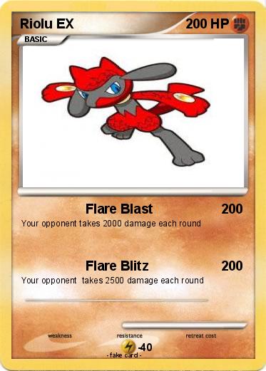 Pokemon Riolu EX