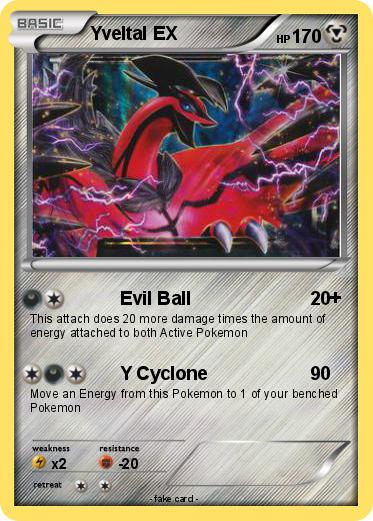 Pokemon Yveltal EX