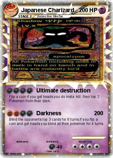 Pokemon Japanese Charizard