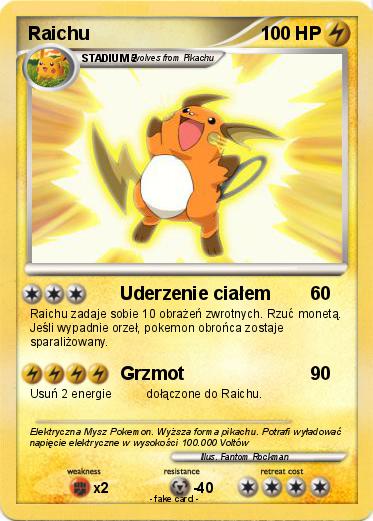 Pokemon Raichu