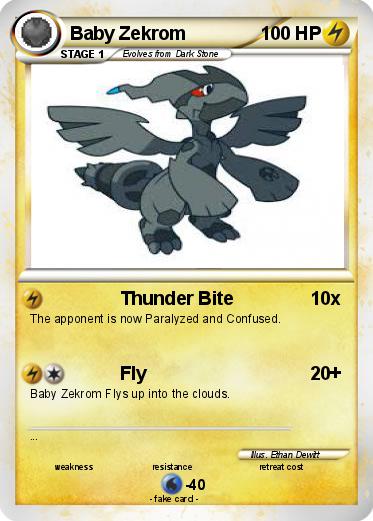Pokemon Baby Zekrom