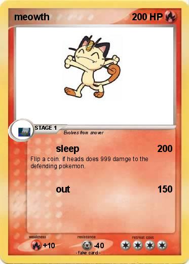 Pokemon meowth