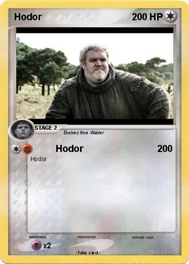 Pokemon Hodor