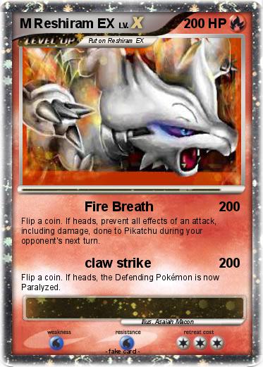 Pokemon M Reshiram EX