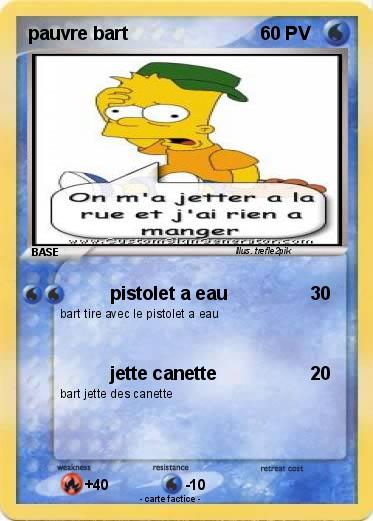 Pokemon pauvre bart