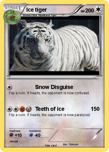 Pokemon Ice tiger