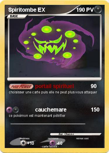Pokemon Spiritombe EX
