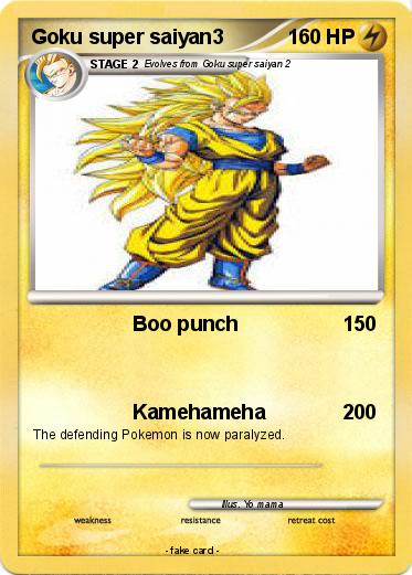 Pokemon Goku super saiyan3