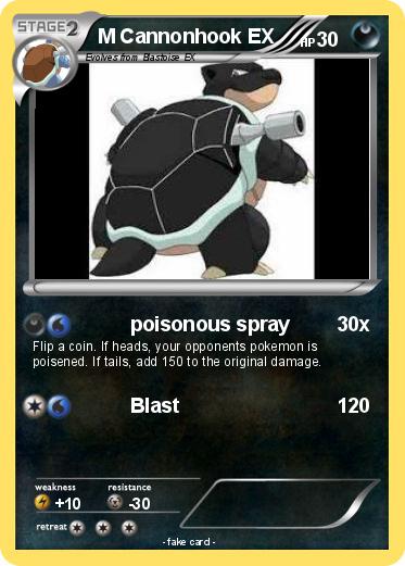 Pokemon M Cannonhook EX