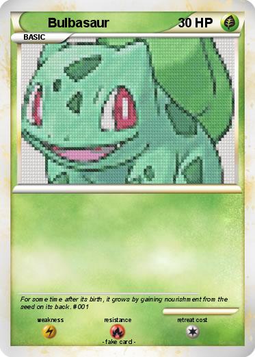 Pokemon Bulbasaur