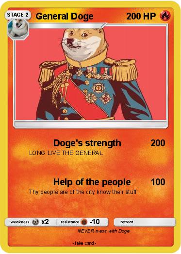 Pokemon General Doge