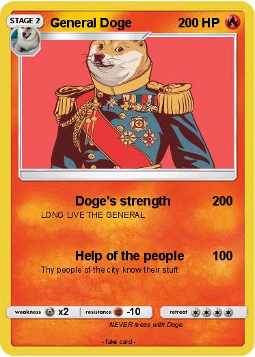 Pokemon General Doge