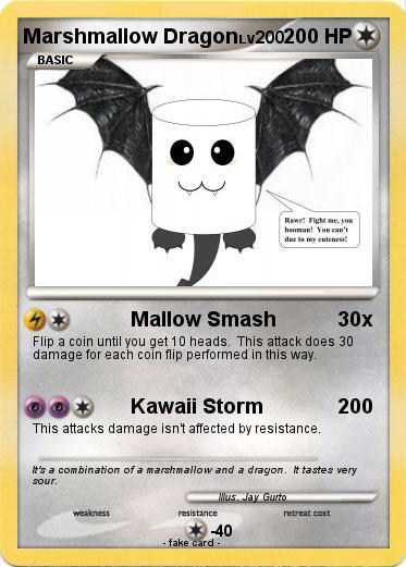 Pokemon Marshmallow Dragon