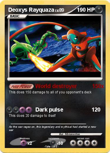 Pokemon Deoxys Rayquaza