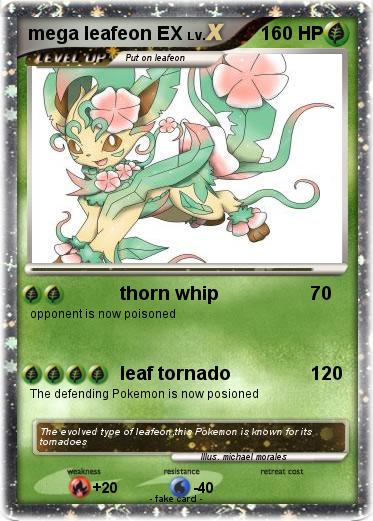 Pokemon mega leafeon EX